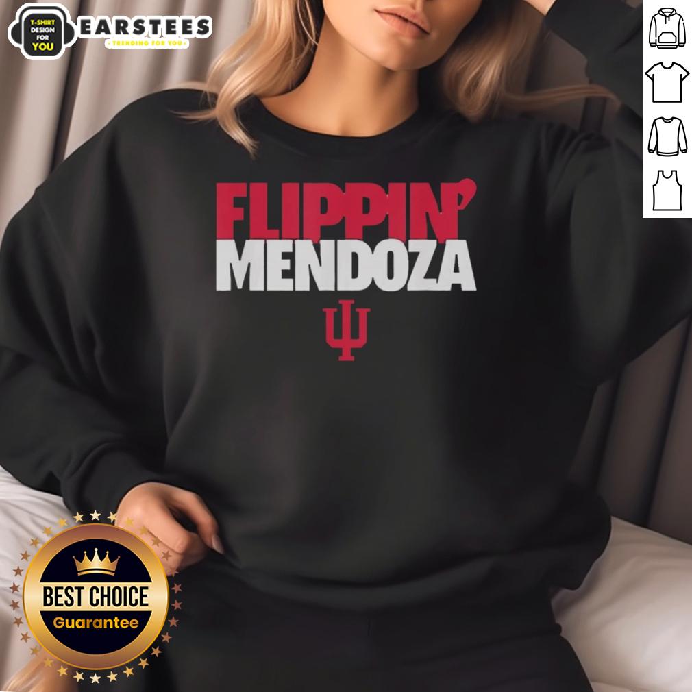Premium Fernando Flippin' Mendoza Indiana Hoosiers Football T-Shirt - Image 5