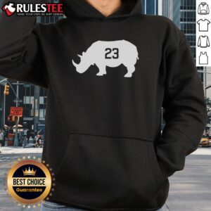 Alternative view of Original Ryne Sandberg Chicago Cubs Baseball The Ryno Rhino 23 Memorial T-Shirt