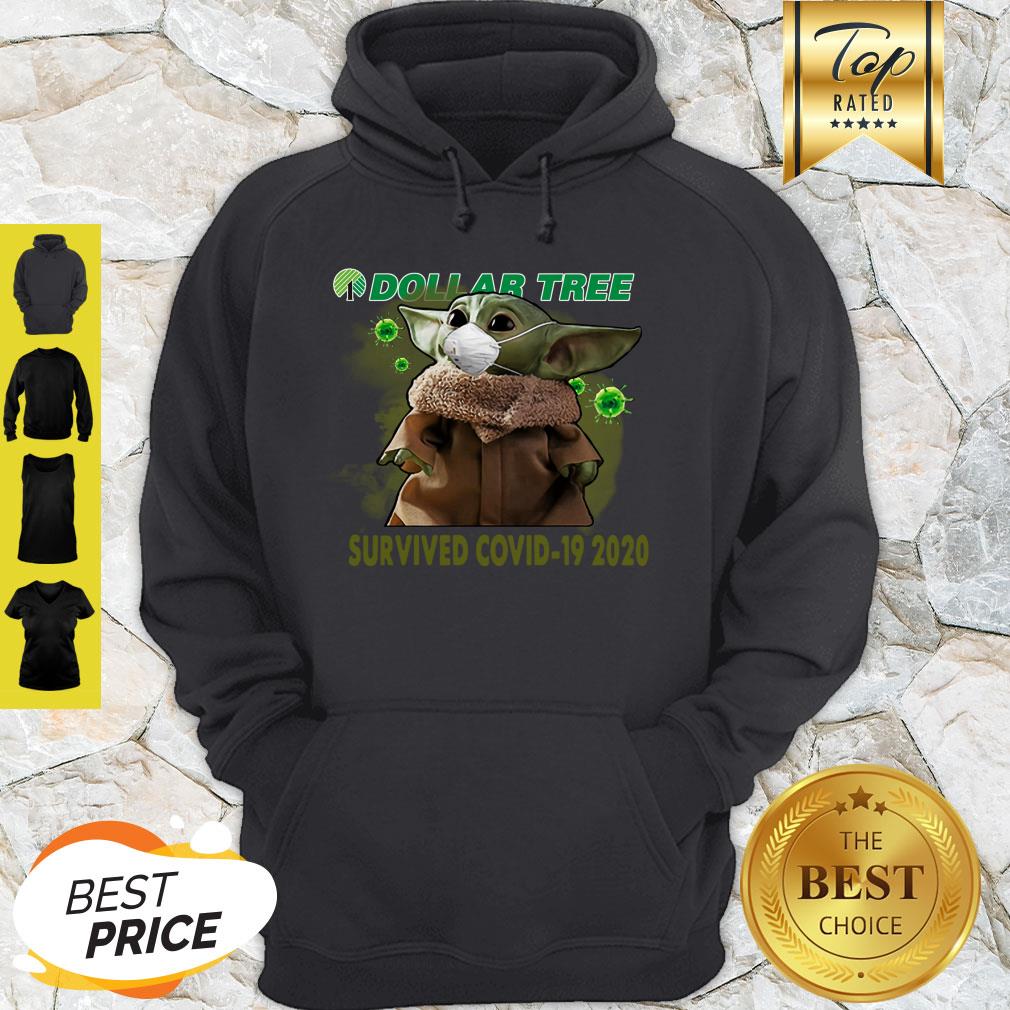 Awesome Baby Yoda Dollar Tree Survived Covid 19 2020 Shirt - Image 3
