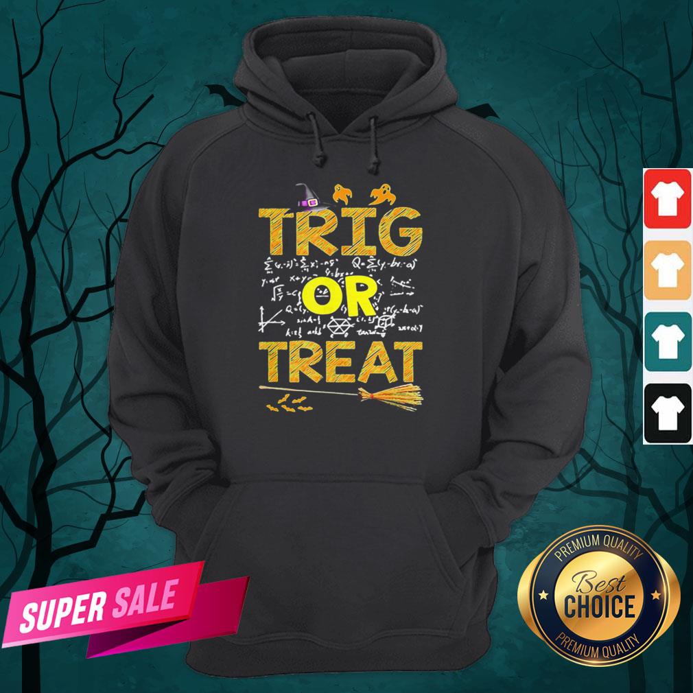 Math Teacher Trig Or Treat Student School College Halloween Shirt - Image 3