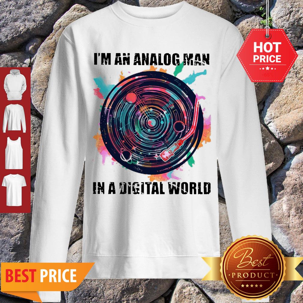 Nice I’m An Analog Man In A Digital World GX 625 Colors Shirt - Image 3