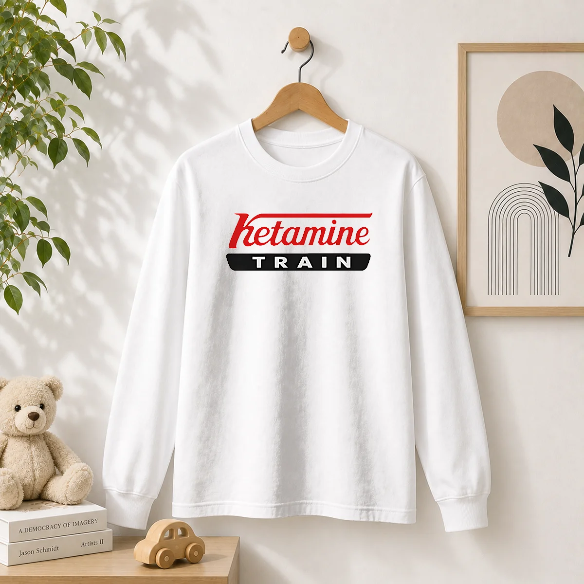 Official Ketamine Train Parody Logo Shirt - Image 3