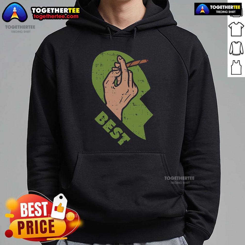Top Best Buds Weed Heart Matching Couple T-Shirt - Image 2