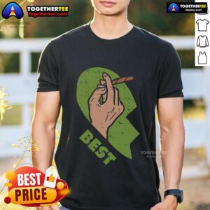 Top Best Buds Weed Heart Matching Couple T-Shirt