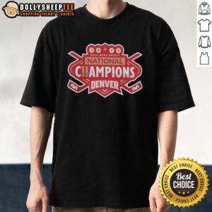 Hot Denver Pioneers 2026 NCAA Frozen Four Men's Ice Hockey National Champions T-Shirt