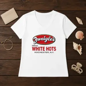 Alternative view of Funny Zweigle'S Famous White Hots Rochester NY Shirt
