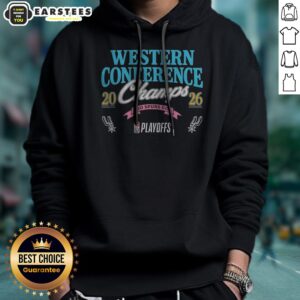 Alternative view of Awesome San Antonio Spurs Western Conference Champs 2026 Go Spurs Go Playoffs Shirt