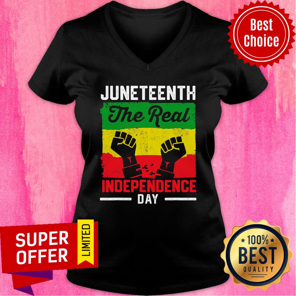 Juneteenth The Real Independence Day Shirt - Image 2