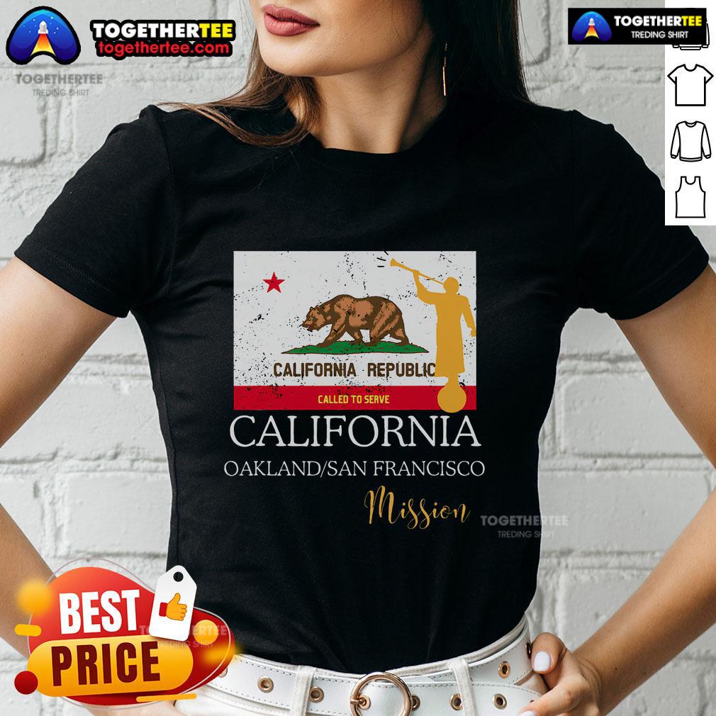 Pretty California Oakland San Francisco Mormon Lds Mission T-Shirt - Image 3