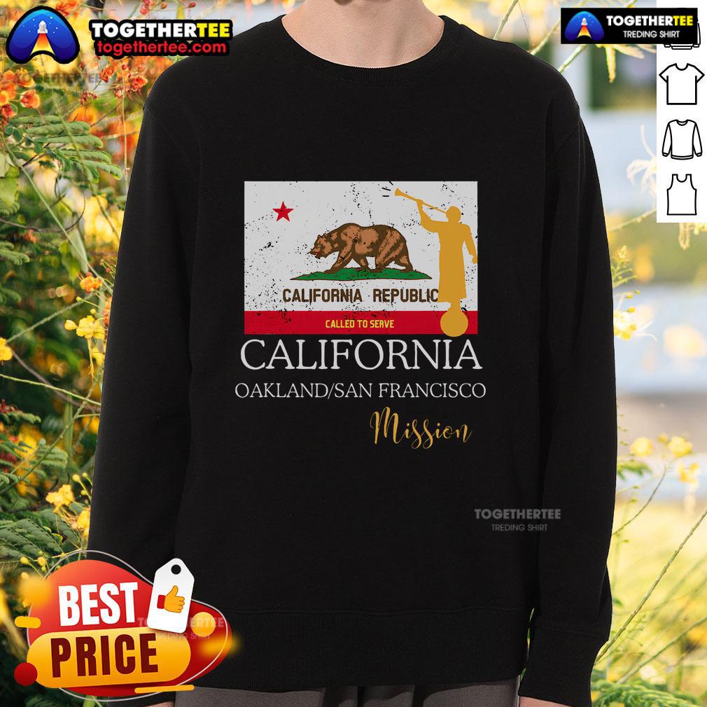 Pretty California Oakland San Francisco Mormon Lds Mission T-Shirt - Image 5