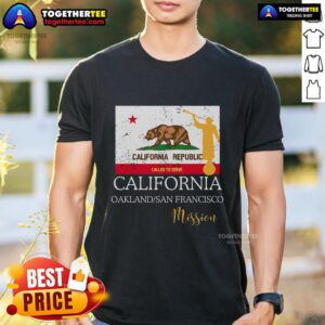 Pretty California Oakland San Francisco Mormon Lds Mission T-Shirt