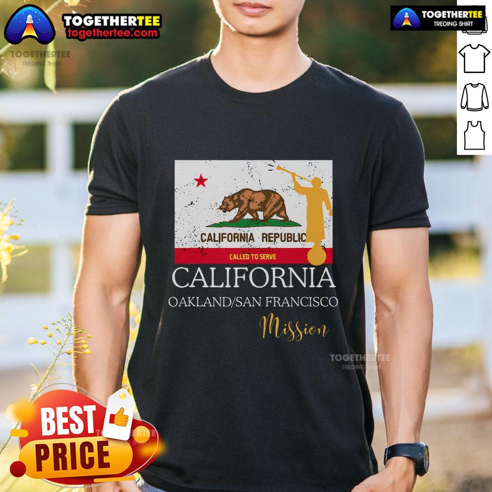 Pretty California Oakland San Francisco Mormon Lds Mission T-Shirt