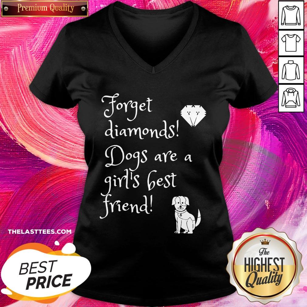 Good Dog Forget Diamonds Dogs Are A Girls Best Friend Shirt - Image 2