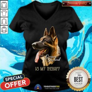 Alternative view of Premium German Shepherd Is My Therapy Shirt