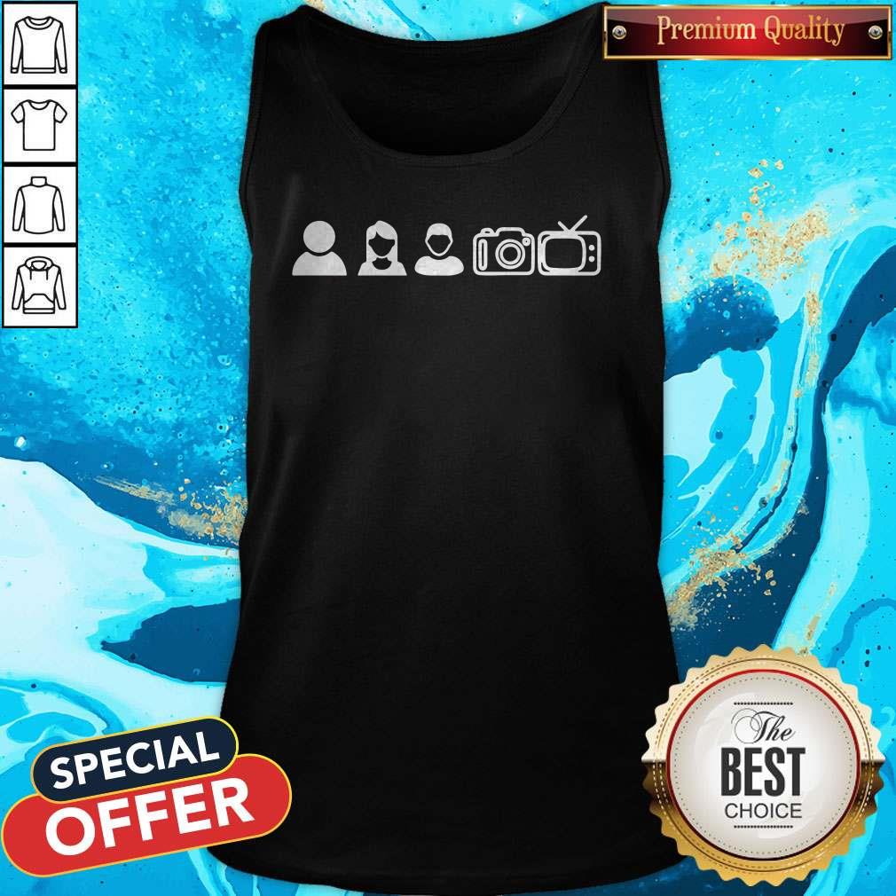 Funny Anti Trump Gift Person Woman Man Camera Tv Cognitive Test Vote Him Out Joe Biden For President Stable Genius Shirt Election Gift - Image 3