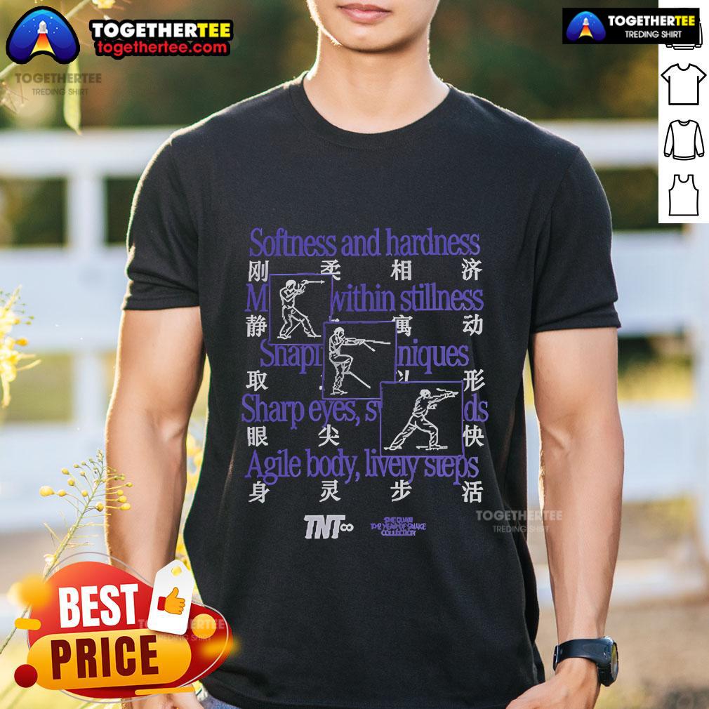 Official Softness And Hardness Within Stillness Agile Body Livery Steps T-Shirt