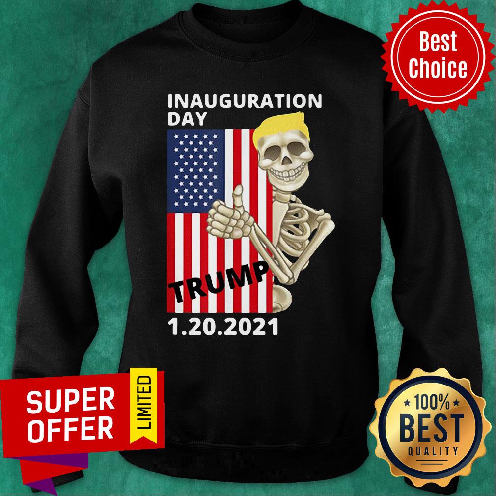 Skull Inauguration Day January 20 2021 Trump Pence Shirt - Image 5