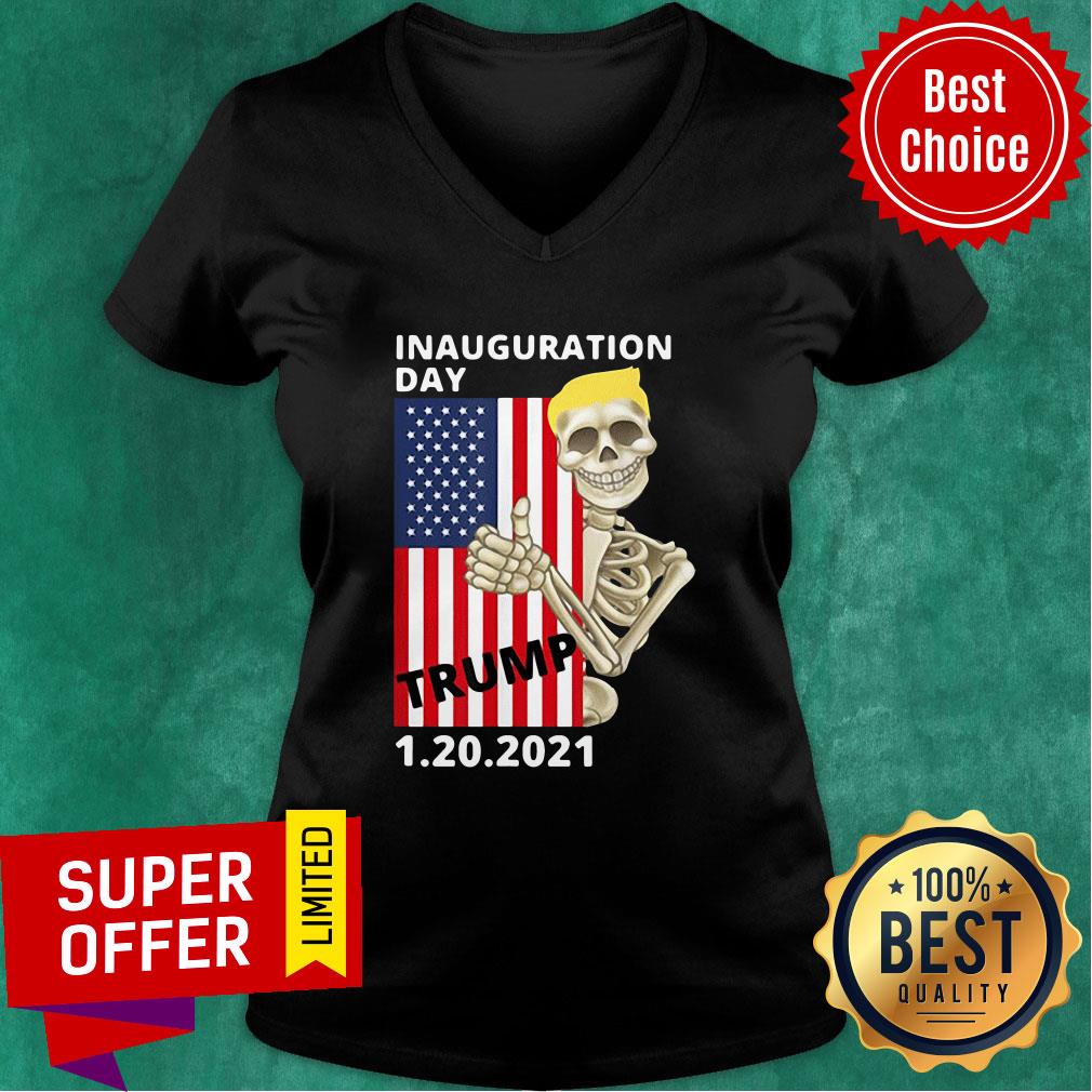 Skull Inauguration Day January 20 2021 Trump Pence Shirt - Image 3