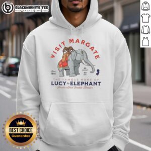 Alternative view of Top Visit Margate The Famous Home Of Lucy The Elephant America’s Oldest Roadside Attraction T-Shirt