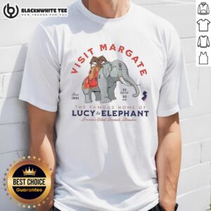 Top Visit Margate The Famous Home Of Lucy The Elephant America’s Oldest Roadside Attraction T-Shirt