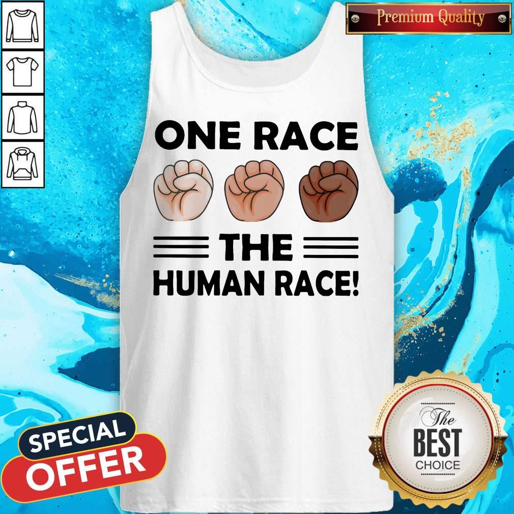 Top One Race The Human Race Shirt - Image 2