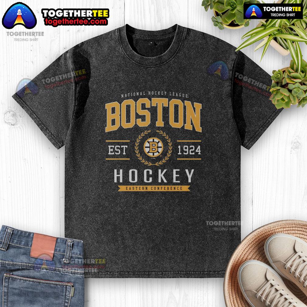 Awesome Boston Bruins Hockey Legacy Crest T-Shirt - Image 6