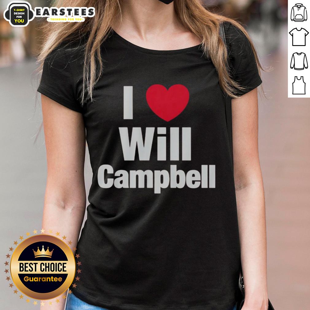 Happy I Love Will Campbell New England Patriots T-Shirt - Image 3