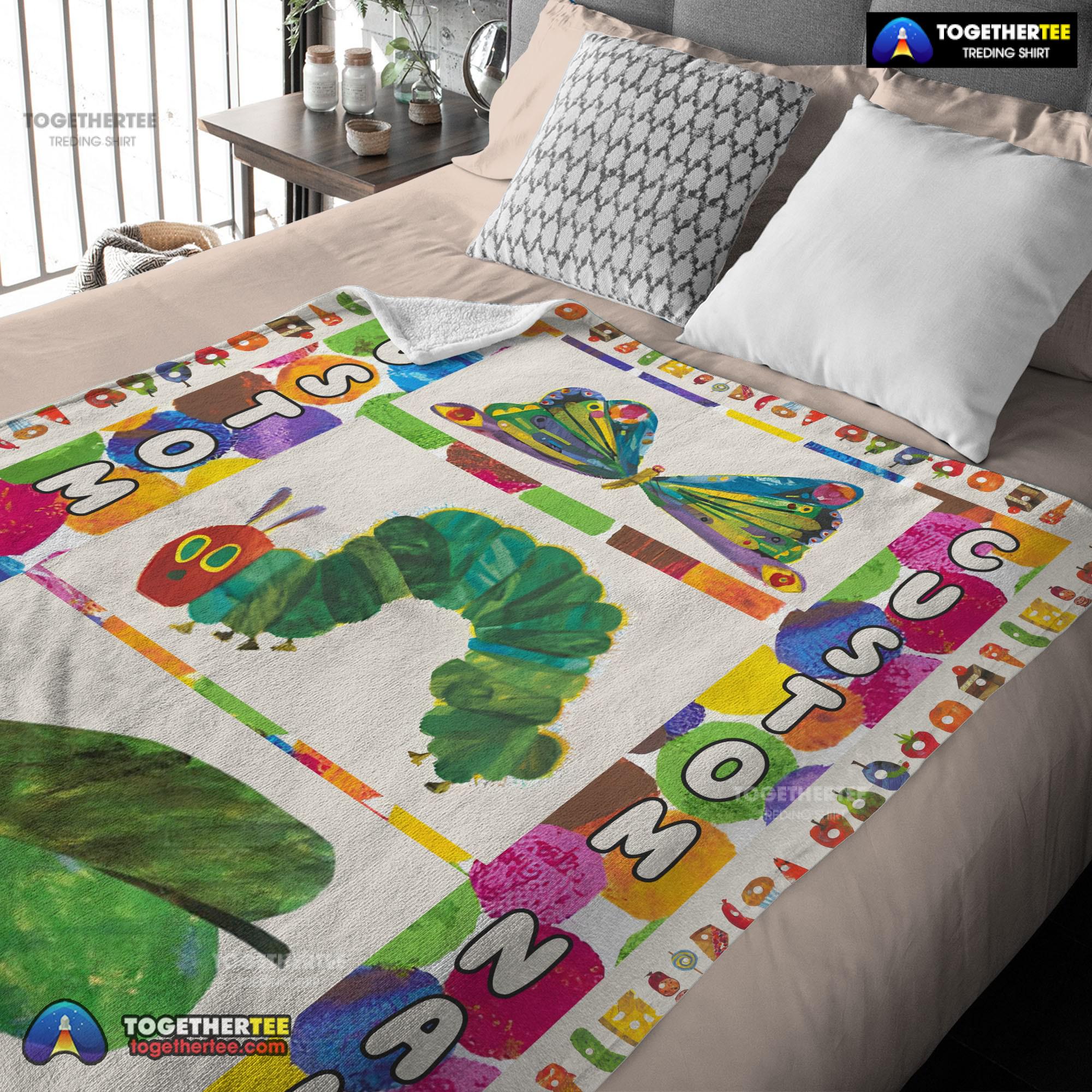 Official The Very Hungry Caterpillar Blanket Fleece Customized Blanket - Image 3