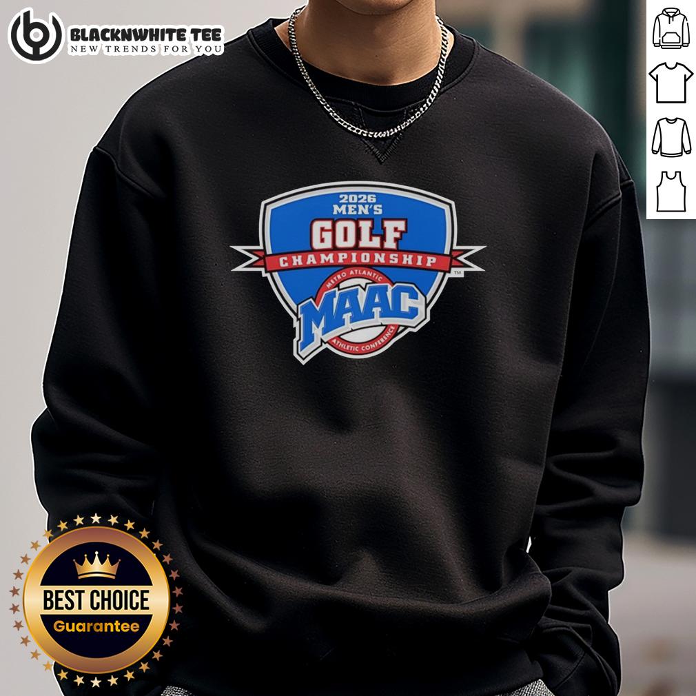 Top MAAC Men's Golf Championship 2026 Logo T-Shirt - Image 5