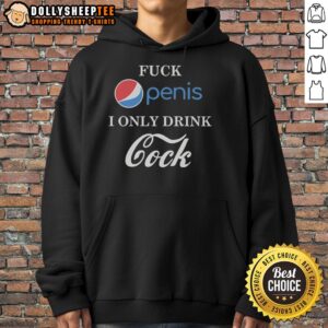 Alternative view of Funny Fck Penis I Only Drink Cock Parody T-Shirt