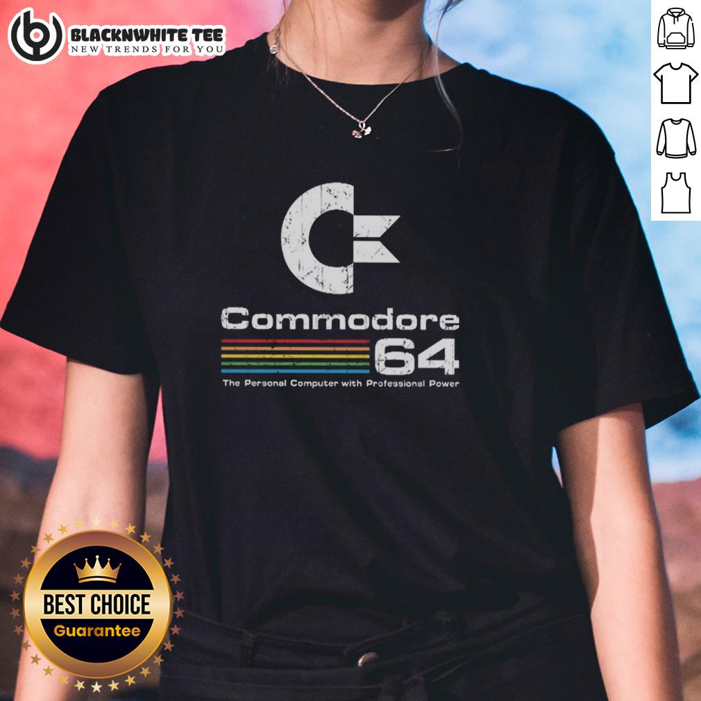Nice Commodore 64 The Personal Computer With Professional Power T-Shirt - Image 3