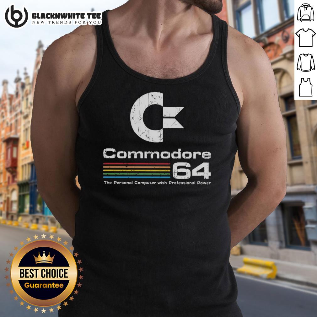 Nice Commodore 64 The Personal Computer With Professional Power T-Shirt - Image 4