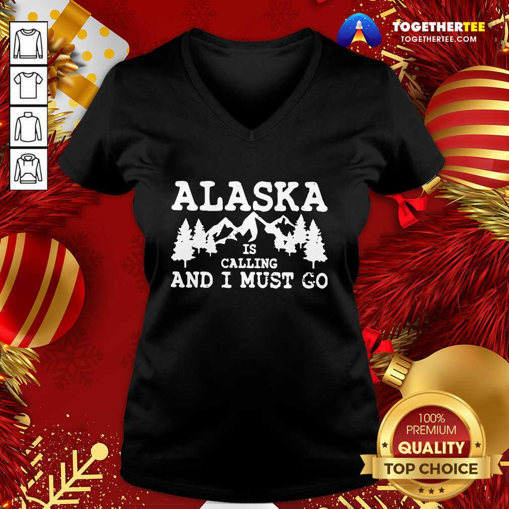 Official Alaska Is Calling And I Must Go Shirt - Image 2