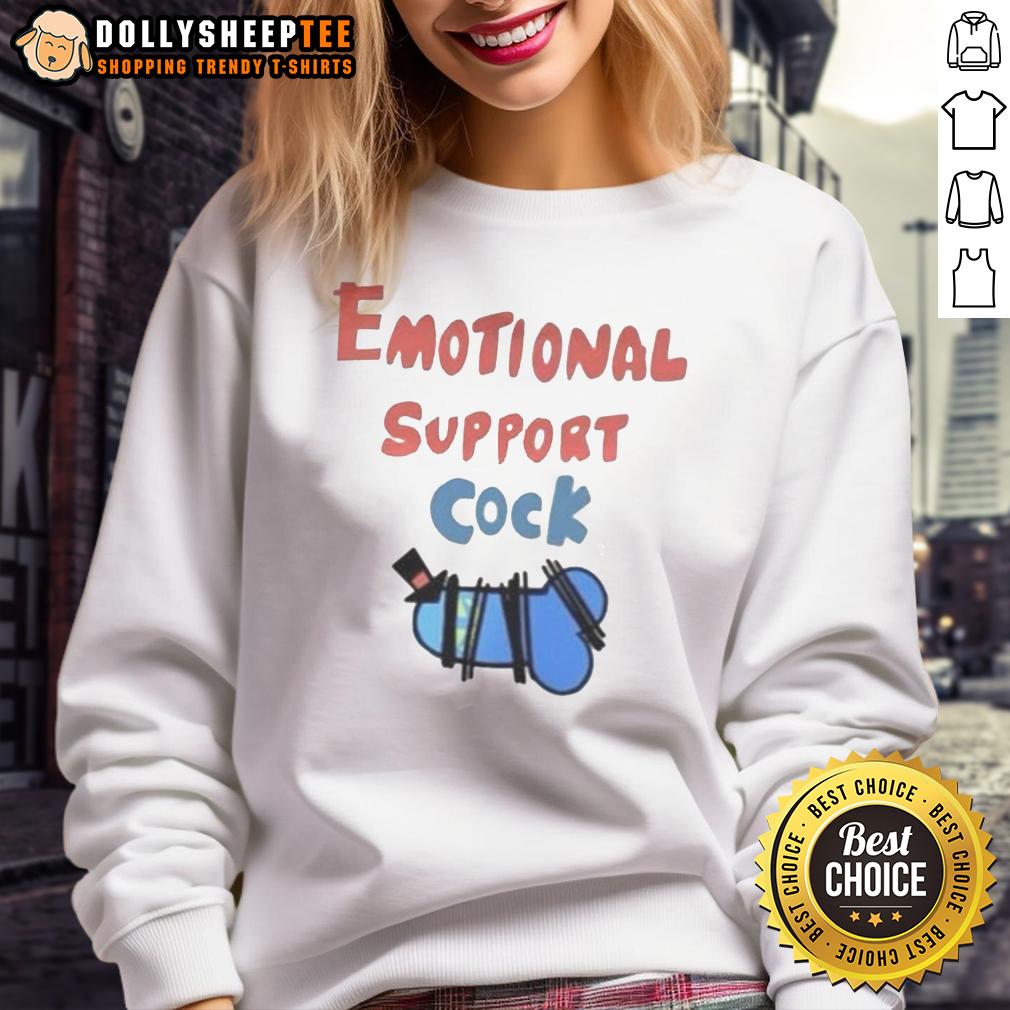 Awesome Emotional Support Cock T-Shirt - Image 5