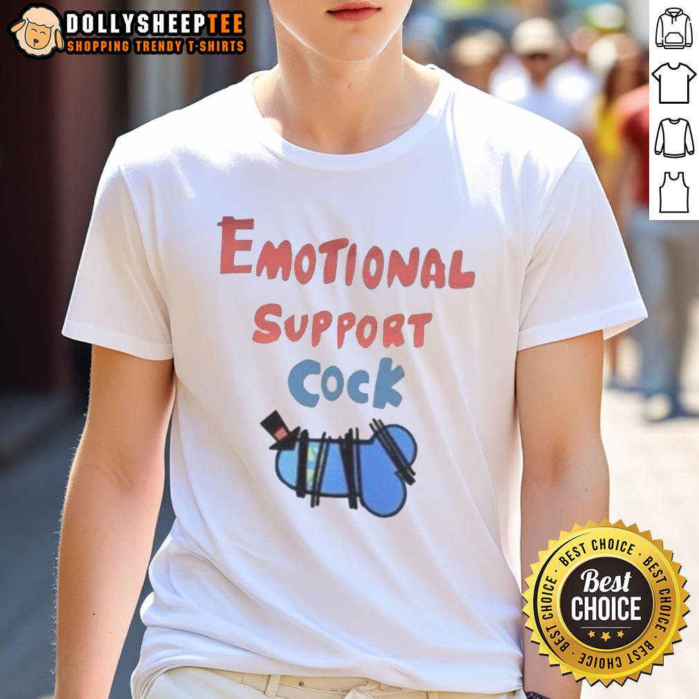 Awesome Emotional Support Cock T-Shirt