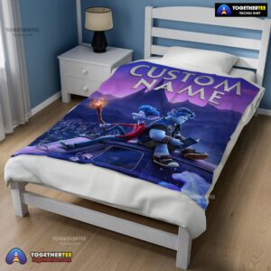Alternative view of Official Disney Pixar Onward Poster Blanket Fleece Customized Blanket