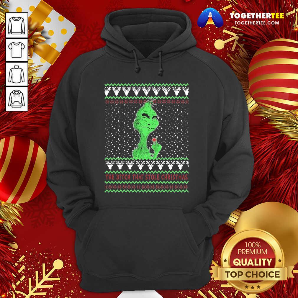 Perfect Grinch Covid The Bitch That Stole Ugly Christmas Shirt - Image 5