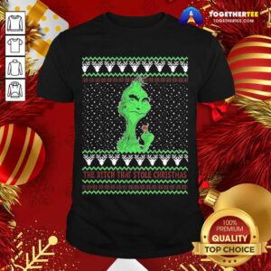 Perfect Grinch Covid The Bitch That Stole Ugly Christmas Shirt
