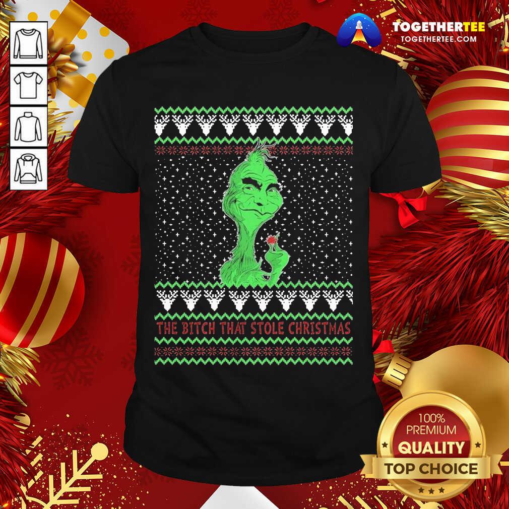 Perfect Grinch Covid The Bitch That Stole Ugly Christmas Shirt