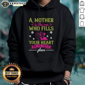 Alternative view of Awesome A Mother Is The One Who Fills Your Heart In The First T-Shirt