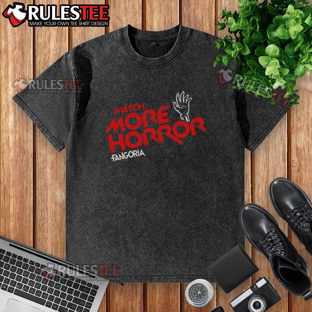 Awesome Watch More Horror Fangoria T-Shirt - Image 6