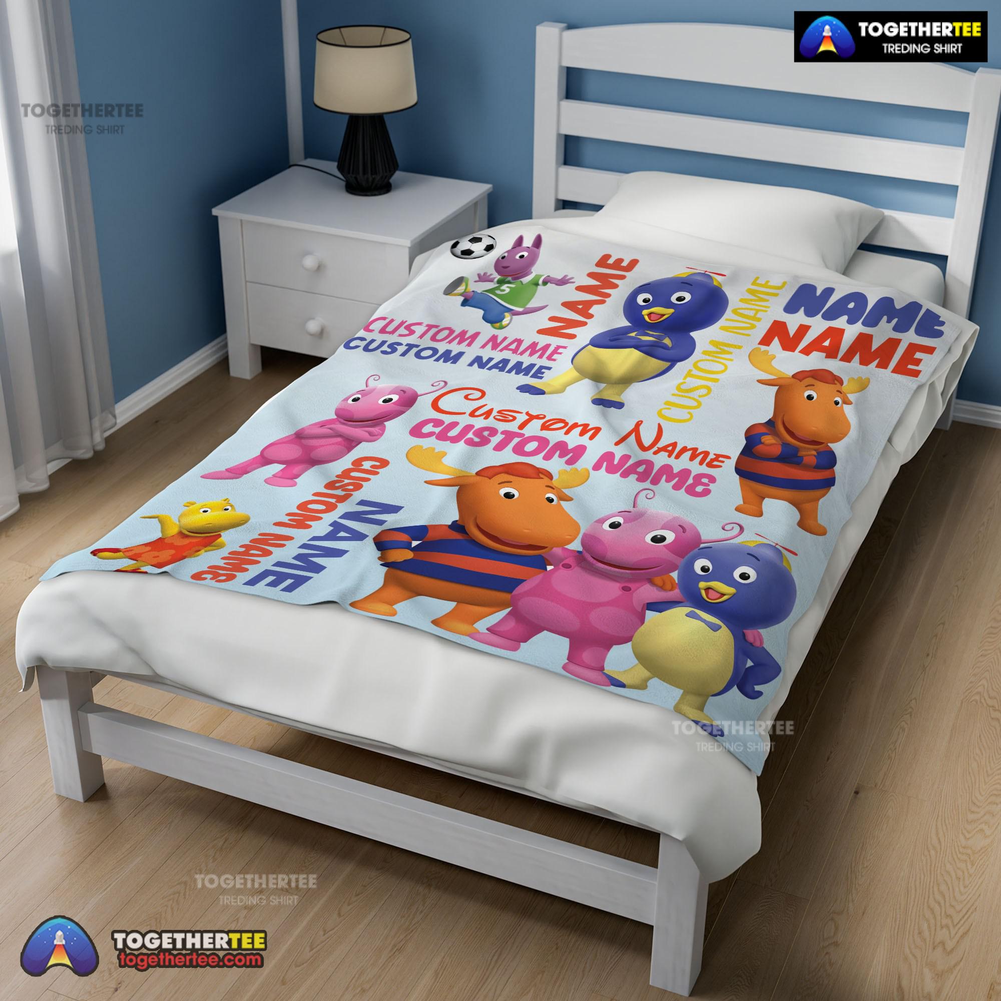 Official Cute Backyardigans Characters Blanket Fleece Customized Blanket - Image 2