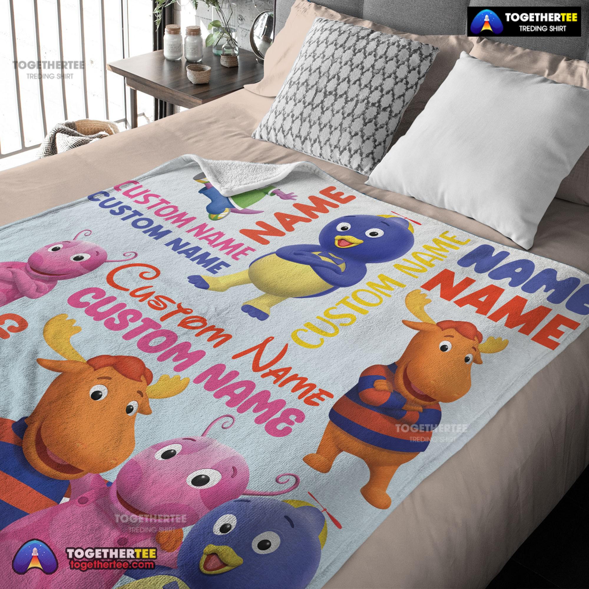 Official Cute Backyardigans Characters Blanket Fleece Customized Blanket - Image 3