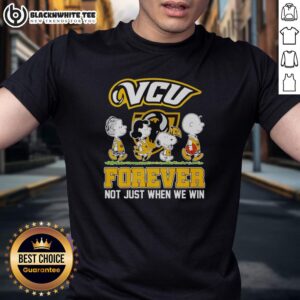 Top Peanuts Characters X VCU Rams NBA Forever Not Just When We Win T-Shirt