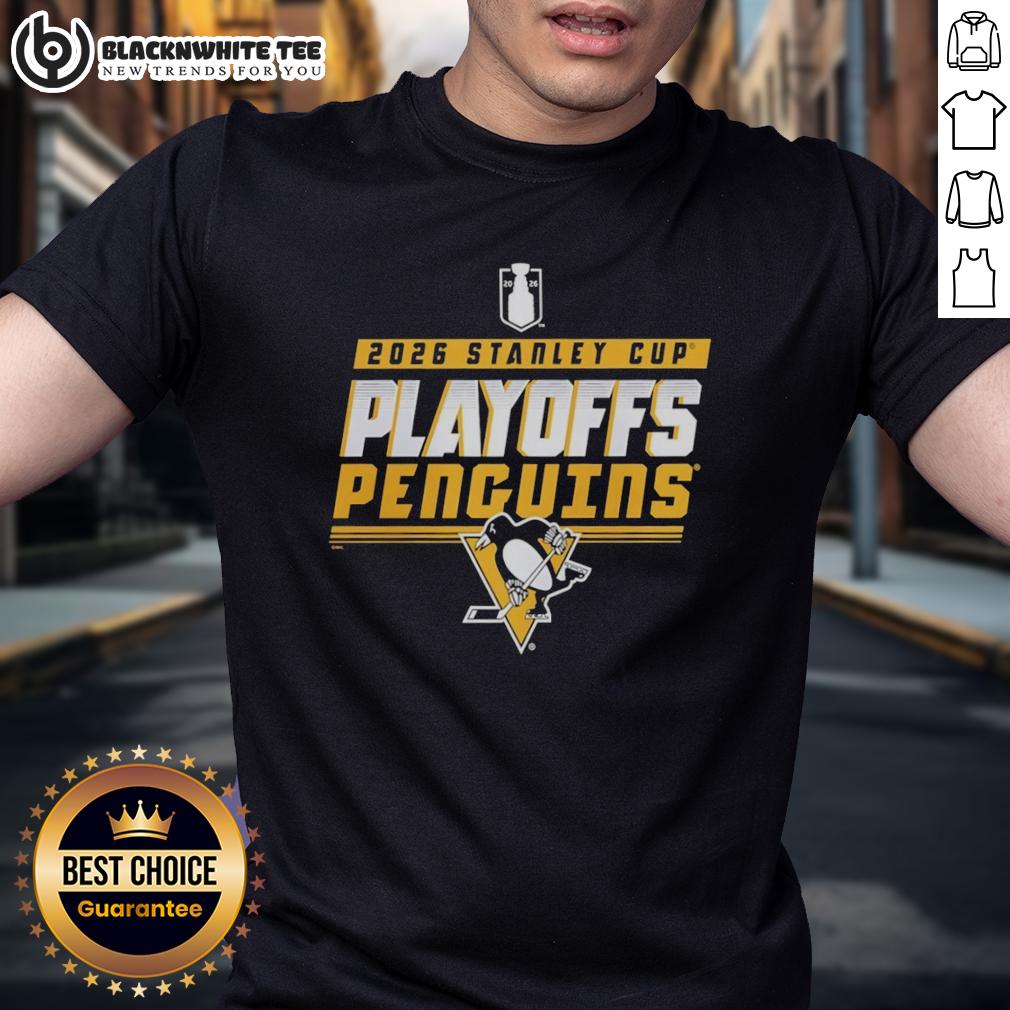 Top Pittsburgh Penguins Ice Hockey 2026 Stanley Cup Playoffs Logo T-Shirt