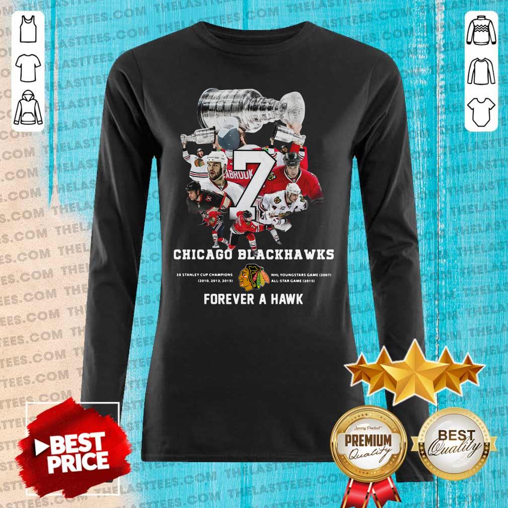 Official 7 Chicago Blackhawks Forever A Hawk Shirt - Image 5