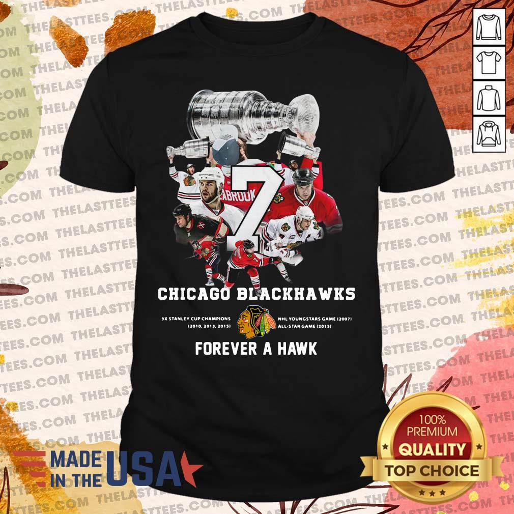 Official 7 Chicago Blackhawks Forever A Hawk Shirt
