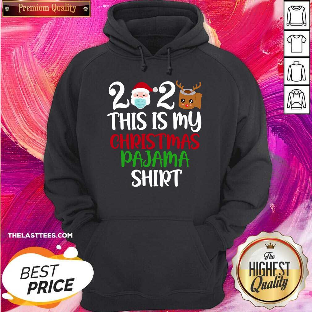 Hot 2020 This Is My Christmas Pajama Quarantine Santa Wear Mask Toilet Paper Reindeer Shirt - Image 5