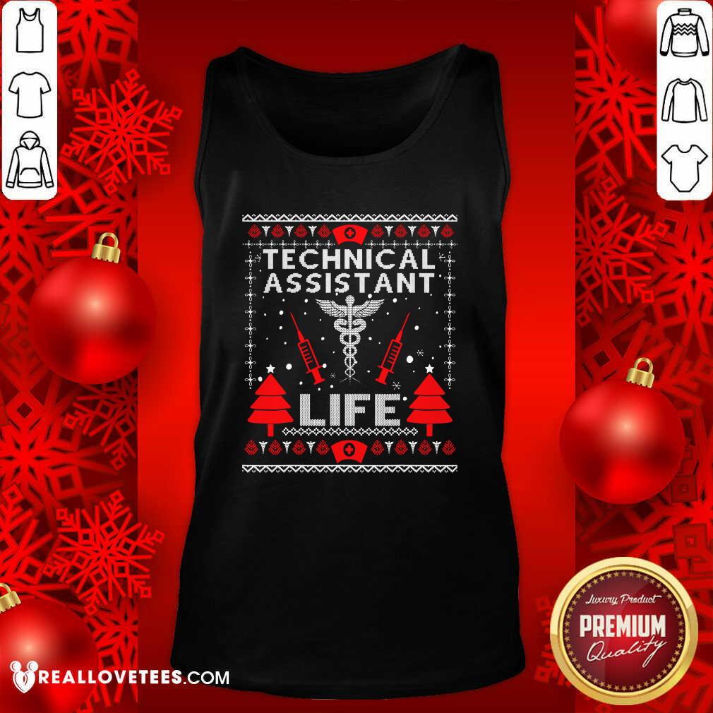 Hot Teaching Assistant Life Cute Gift Ugly Christmas Medical Shirt - Image 2