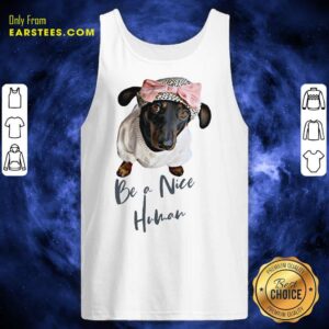 Alternative view of Excellent Dachshund Be A Nice Human Dog Shirt